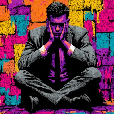 Man looking frustrated