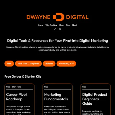 Discover the Dwayne Digital Shop